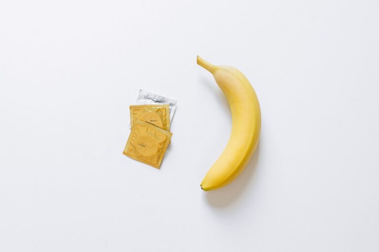 Condom Next to Yellow Banana